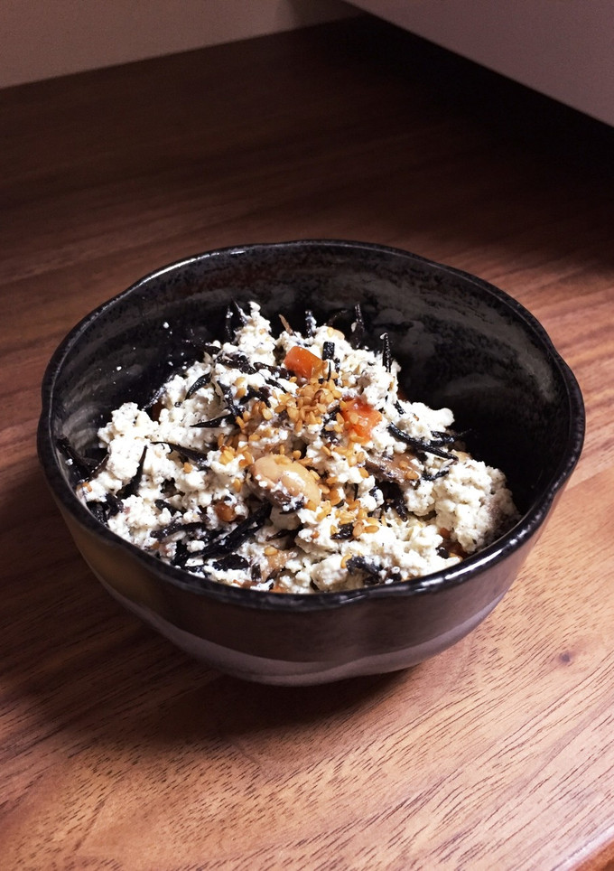 ひじきの煮物で簡単♬白和え＊母の味＊-レシピのメイン写真