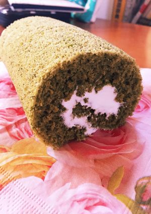 抹茶のロールケーキ-レシピのメイン写真