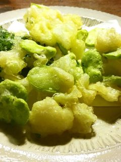 空豆とカリフラワーのかき揚げ-レシピのメイン写真