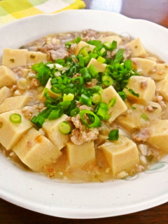 高野豆腐の白いマーボー豆腐-レシピのメイン写真