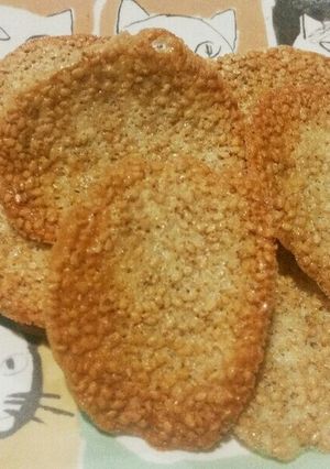 胡麻のクッキー焼菓子(^^)卵白で簡単-レシピのメイン写真
