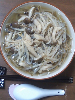 30分!濃厚煮干塩ラーメン風ダイエット麺-レシピのメイン写真