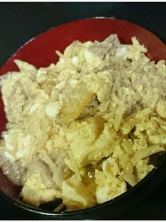 すき焼きもどき丼 簡単 節約-レシピのメイン写真