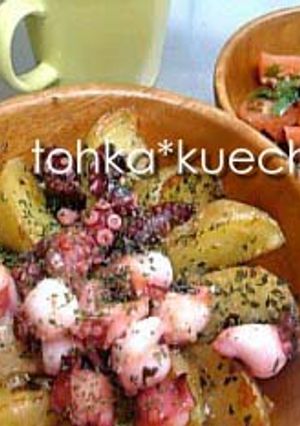 タコじゃがペペロンチーノ-レシピのメイン写真