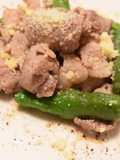 豚肉と獅子唐のソテー