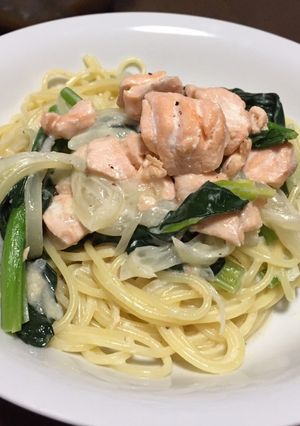 コクあり！生鮭とほうれん草のクリーム-レシピのメイン写真