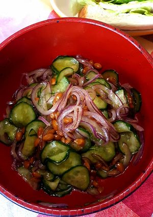 ♪胡瓜と玉ねぎの納豆サラダ♪-レシピのメイン写真