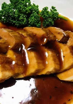 豚ばらブロックの煮豚♪とろつやタレ♪-レシピのメイン写真