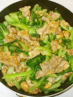 豚肉とチンゲン菜の中華風野菜炒め♪簡単-レシピのメイン写真