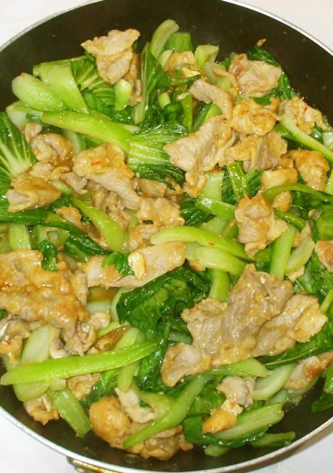 豚肉とチンゲン菜の中華風野菜炒め♪簡単-レシピのメイン写真