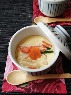 お出汁ふんわり◎豆乳の茶碗蒸し-レシピのメイン写真