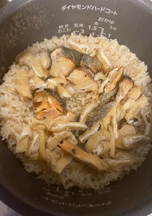 鮭の炊き込みご飯-レシピのメイン写真