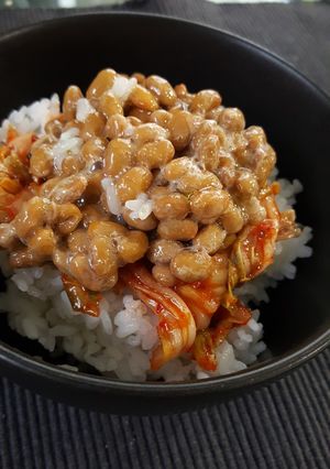 納豆とキムチご飯-レシピのメイン写真