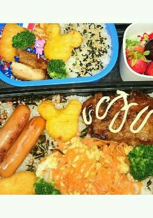 今日も旦那弁今週は三男くんも。。-レシピのメイン写真