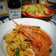 海老クリームパスタ