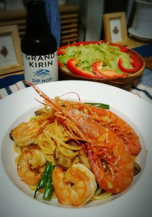 海老クリームパスタ-レシピのメイン写真
