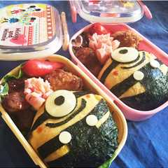 รูปของ ミニオン弁当（キャラ弁）