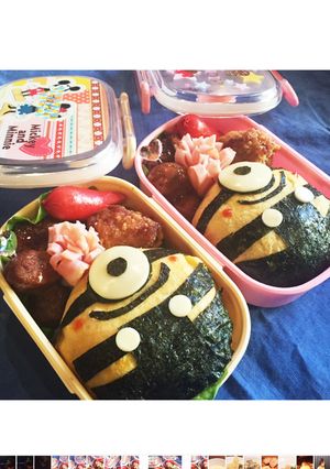 ミニオン弁当（キャラ弁）-レシピのメイン写真