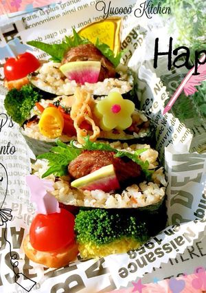 イースター 春のおにぎらず弁当-レシピのメイン写真