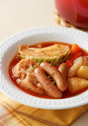 シャウエッセンのごちそうミネストローネ-レシピのメイン写真