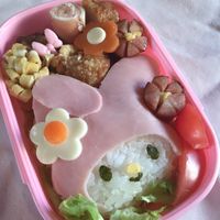レア　マイメロディ　マイメロ　弁当　パズル　フィギュア　キャラ弁　当時もの レア マイメロディ マイメロ 弁当 パズル フィギュア キャラ弁