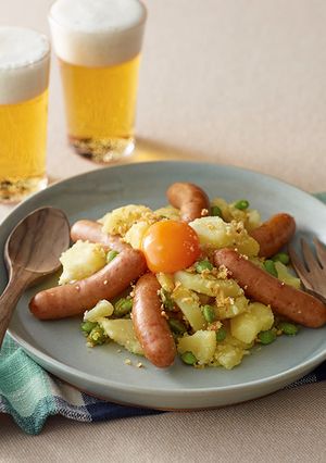 シャウとガーリックのあとまぜポテトサラダ-レシピのメイン写真