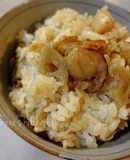 生姜風味♡帆立とれんこんの混ぜご飯