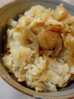 生姜風味♡帆立とれんこんの混ぜご飯-レシピのメイン写真