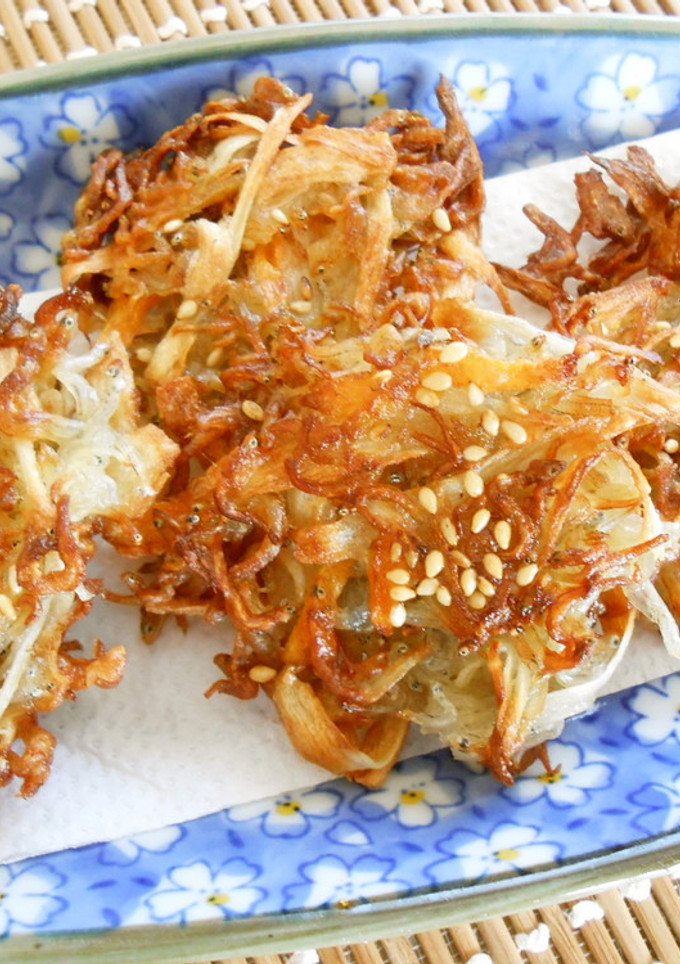 新ごぼうとちりめんじゃこのミニかき揚げ-レシピのメイン写真