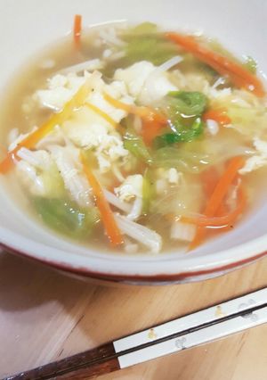 さっぱり簡単❕とろみ中華スープ(^^ゞ-レシピのメイン写真
