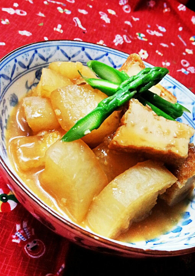 大根と厚揚げの味噌煮❣-レシピのメイン写真
