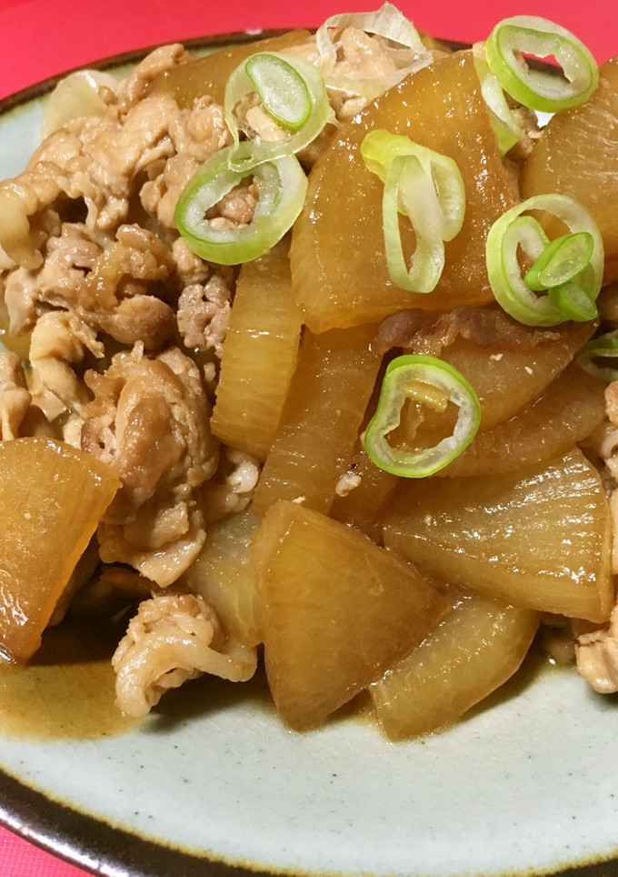 簡単☆10分で出来る♡豚肉と大根の煮物-レシピのメイン写真