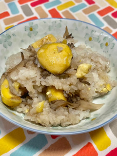 超簡単☆栗の舞茸ごはん♪♪-レシピのメイン写真