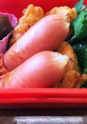 簡単お弁当用粗挽きウィンナー-レシピのメイン写真