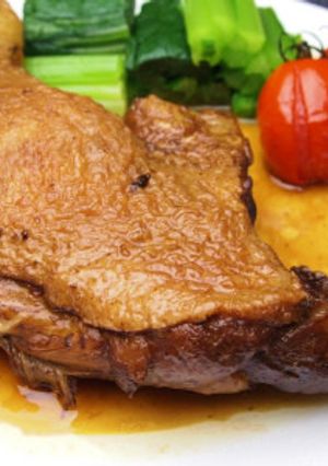 鴨もも肉の和風バルサミコ煮-レシピのメイン写真