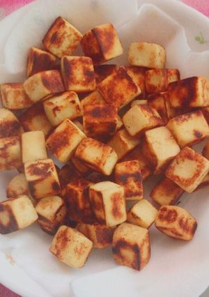 高野豆腐で簡単にフライパンでおやつ？！-レシピのメイン写真