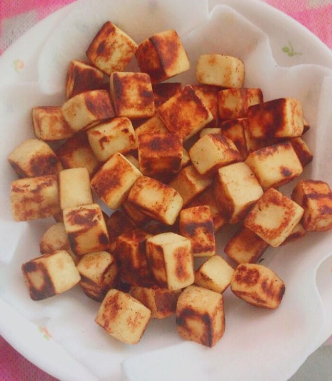 高野豆腐で簡単にフライパンでおやつ？！-レシピのメイン写真