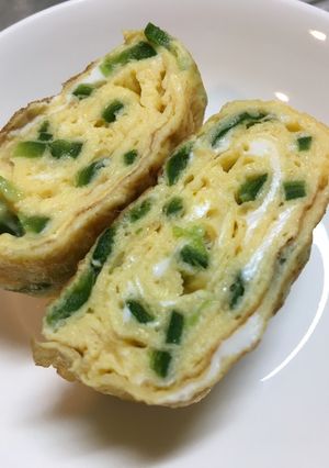 ピーマン嫌いでも食べられる?卵焼き-レシピのメイン写真