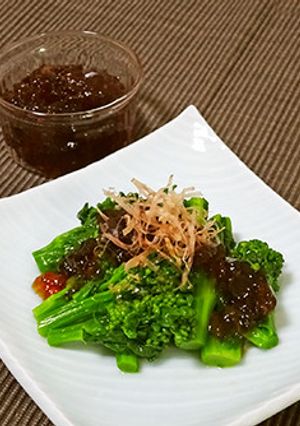 春の菜の花おひたし ぽん酢ジュレのせ-レシピのメイン写真