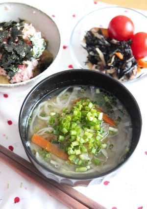 ✿ひとかけ　切干大根と人参のお味噌汁✿-レシピのメイン写真