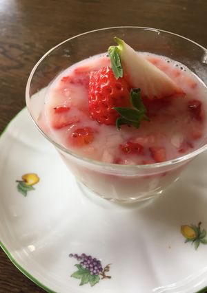 春うらら甘酒ゼリー-レシピのメイン写真