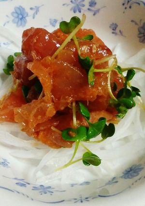 マグロのコチュジャン和え(減塩レシピ）-レシピのメイン写真