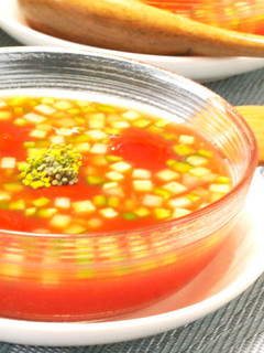 トマトの冷製スープ-レシピのメイン写真