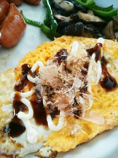 お弁当に♪お好み焼き風目玉焼き-レシピのメイン写真