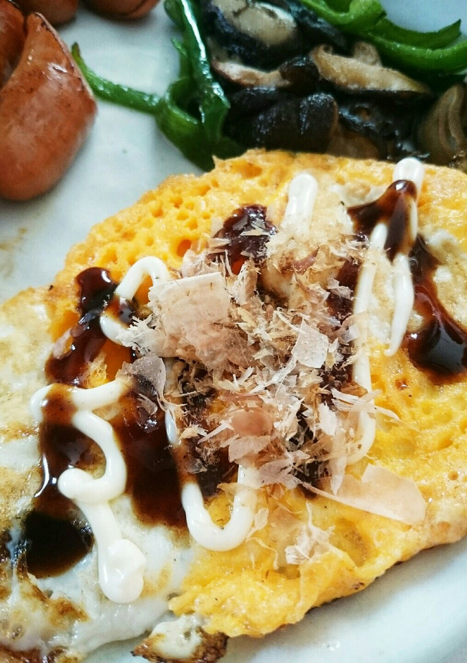 お弁当に♪お好み焼き風目玉焼き-レシピのメイン写真