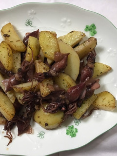 ホタルイカとじゃがいものにんにく炒め-レシピのメイン写真
