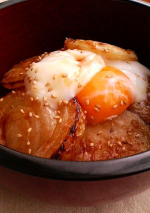 玉ねぎ好きに！速攻☆てりたまたま丼-レシピのメイン写真
