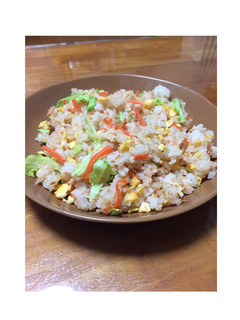 シャキシャキ食感の簡単な炒飯-レシピのメイン写真