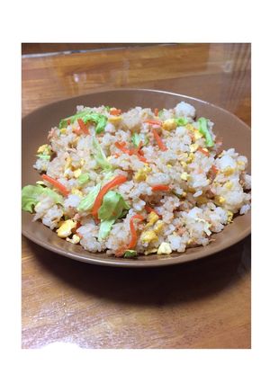 シャキシャキ食感の簡単な炒飯-レシピのメイン写真