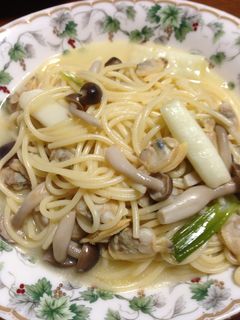 あさりとネギのスープスパゲティ-レシピのメイン写真